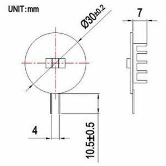 G4 Base Side-Pin 3-LED Disc Type Bulb with Heat Sink (6-Pack) (Final Sale)