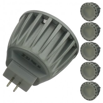 4-Watt LED MR11 Spot or Flood Light Bulb 12-Volt AC/DC (6-Pack)