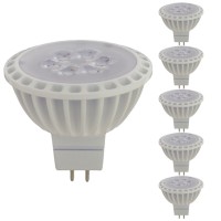 MR16 6-Watt (40W Equivalent) LED Spot Light Bulb with Interchangeable Wide Angle Flood Lens 12V AC/DC (6-Pack)