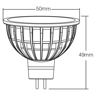 12V AC/DC 4W LED Color-Changing RGB+CCT 25º MR16 Spot Light Bulb 2.4GHz RF