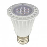UL PAR20 Dimmable LED Spot Light Bulb with Interchangeable Wide Angle Flood Lens 8-Watt