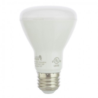 UL BR20 Dimmable LED Light Bulb E26 7.5-Watt (4-Pack)