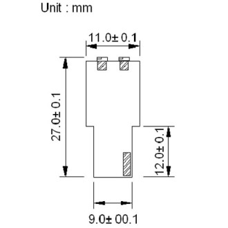 T10 194 Wedge LED Bulb with 6xSMD3528 12V AC/DC (10-Pack)