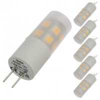 G4 Base Omnidirectional 1.5-Watt LED Light Bulb with Translucent Cover 12V AC/DC, ETL-Listed (6-Pack)
