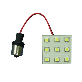 9-LED Mini Light Panel with BA15s Single Contact Bayonet 1156 Base (Final Sale)