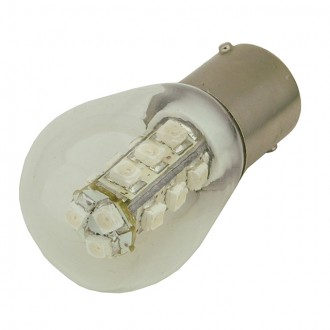 BA15s Bayonet Water-Resistant S8 1W LED Landscape Bulb with Glass Cover 12V AC/DC (Final Sale)