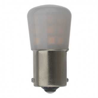 BA15s Base Omnidirectional 2.5-Watt LED Light Bulb with Translucent Cover 12V AC/DC Warm-White 3000K (6-Pack)