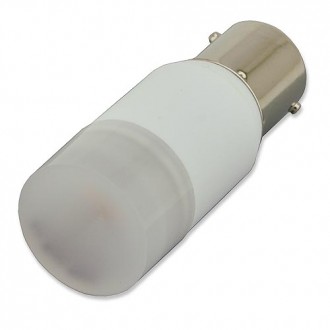 BAY15d Base Omnidirectional 2-Watt LED Light Bulb 12V AC/DC or 10-30V DC (6-Pack)