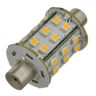43mm Festoon Barrel-End Aquasignal 360º LED Bulb with 30xSMD3528 10-30VDC