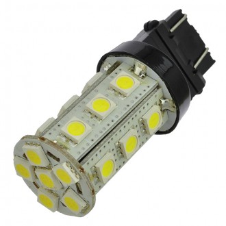 3157 T20 Wedge Dual-Intensity Brake Light Auto LED Bulb with 21xSMD5050 3.5-Watt 12V