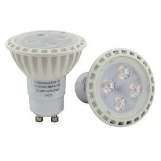 UL Dimmable 5W LED GU10 Spot/Flood Light Bulb with Interchangeable Lens (2-Pack)