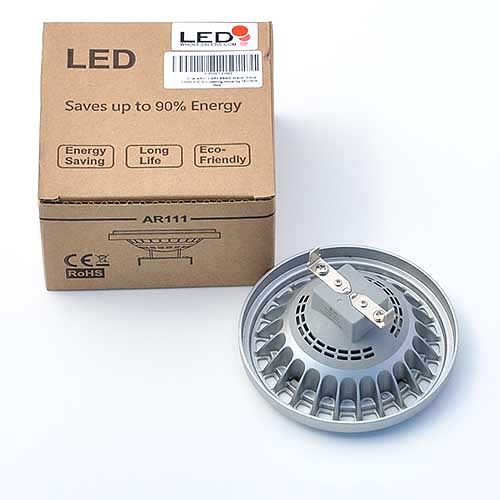 Noobibaba Lampadina LED AR111 G53 10W 5000K Luce Fredda 12V - 900 Lumen, 40°, Sostituisce Alogena 75W