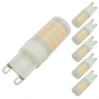 G9 Base Omnidirectional 3.5-Watt Decorative LED Light Bulb with Translucent Cover, ETL-Listed (6-Pack)