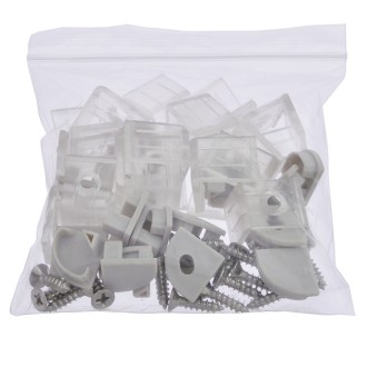 60-Piece Accessory Pack for V-Shaped Aluminum Channel System