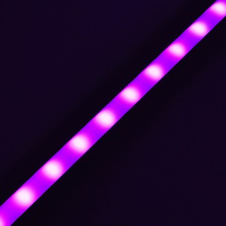 Aluminum Channel System with Cover, End Caps, and Mounting Clips, for LED Strip Installations, Angled V-Shape, Pack of 5x 39" or 10x 91" Segments