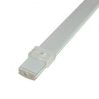 Aluminum Channel System with Cover, End Caps, and Mounting Clips, for LED Strip Installations, Standard U-Shape, Pack of 5x 39" or 10x 94" Segments