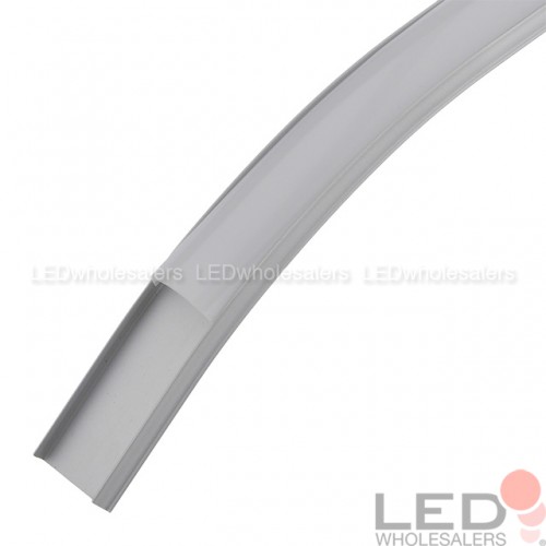 Ultra-Thin Bendable Aluminum Channel System for LED Strips