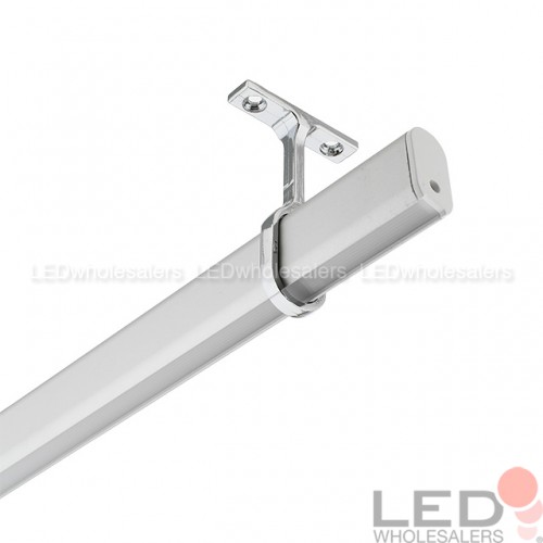 Coat Rod Aluminum Channel System with Cover for LED Strips