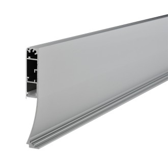 6.5-ft Aluminum Channel System with Cover and End Caps for LED Strip Installations - Recessed Toe-Kick