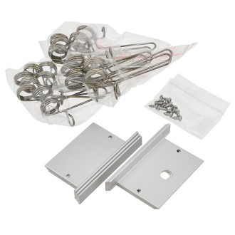 10-ft Aluminum System with Cove Channel r and End Caps for LED Strip Installations - Recessed U-Shape Wide