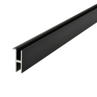 Ultra Slim Low Profile Aluminum Channel System for Shelves, Up/Down Backlight Illumination, Pack of 5x 1m Segments