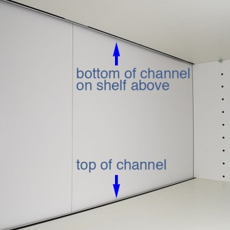 Ultra Slim Low Profile Aluminum Channel System for Shelves, Up/Down Backlight Illumination, Pack of 5x 1m Segments