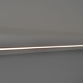 Ultra Slim Low Profile Aluminum Channel System for Shelves, Slim U-Shape Recessed, Pack of 5x 1m Segments