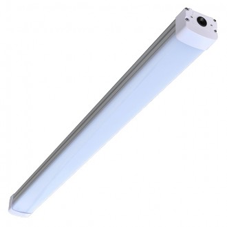 Deluxe 4-ft Tri-Proof Aluminum LED Utility Shop Light UL-Listed 40-Watt, Neutral White 4000K