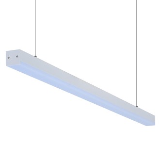  4-ft Linear Aluminum LED Utility Shop Light 24-Watt Suspended or Surface Mounted, Neutral White 4000K