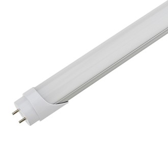 4-ft 18W Type A+B ETL-Listed T8 Linear LED Tube Light Bulb with Hybrid Technology, Direct LIne Voltage and Electronic Ballast Compatible, Daylight 5000K (1-Pack)