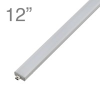 RS03 Linkable Low Profile Aluminum LED Rigid Strip for Display Case and Under Cabinet Lighting, 12-in