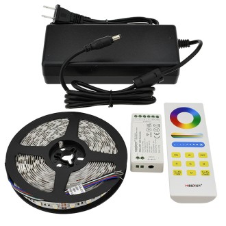 12V 16.4-ft Color-Changing RGBW Flexible LED Ribbon Strip Light with 300xSMD5050 and 300xSMD3014