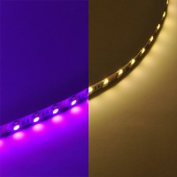 12V 16.4-ft Color-Changing RGBW Flexible LED Ribbon Strip Light with 300xSMD5050 and 300xSMD3014