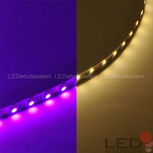 Verzending Smederij slikken 12V 16.4-ft Color-Changing RGBW Flexible LED Ribbon Strip Light with  300xSMD5050 and 300xSMD3014 | LEDwholesalers