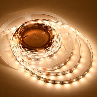 12V 48W UL High-Output High-CRI 16.4-ft Flexible Ribbon LED Strip Light with 300xSMD2835