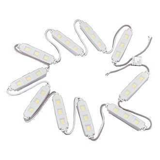 12V 5-ft String of 10 Water-Resistant LED Modules, Each with 3xSMD5630