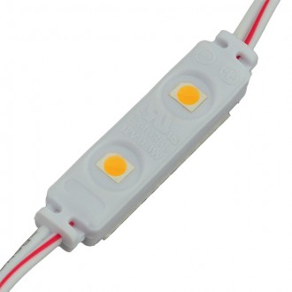 12V UL 10.9-ft String of 50 Water-Resistant Mini LED Modules, Each with 2xSMD3528