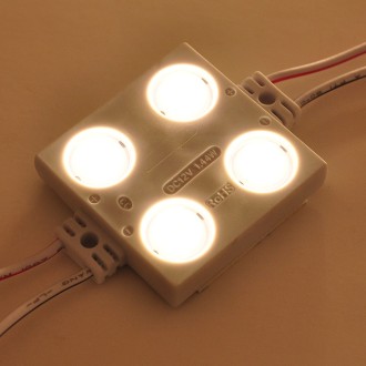 12V UL 16-ft String of 25 Water-Resistant High Output LED Modules, Each with 4xSMD2835