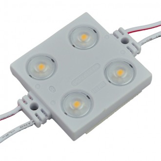 12V UL 16-ft String of 25 Water-Resistant High Output LED Modules, Each with 4xSMD2835