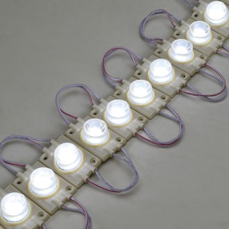 12V String of 20 Water-Resistant High Output 3W LED Modules in 7000K, Each with 1xSMD3535