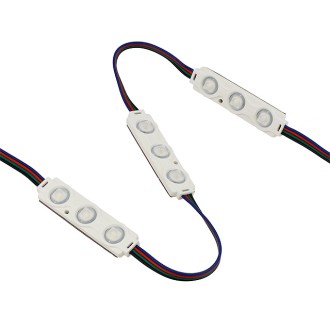 14.5-ft String of 25 Water-Resistant RGB Color-Changing LED Modules, Each with 3xSMD5050, 12-Volt