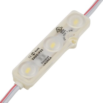 100 Waterproof IP68 3xSMD5630 LED Modules in 6000K (2 Strings of 50 Modules Each), 12V, UL-Listed