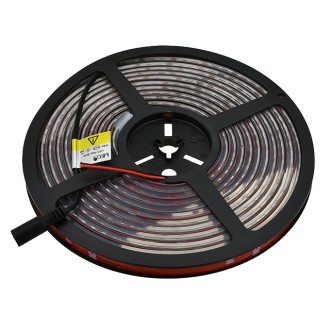 12V 48W UL High-Output 16.4-ft IP66 Water-Resistant Flexible LED Strip with 600xSMD2835 in Silicone Sleeve