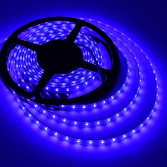 12V 24W UL 16.4-ft IP65 Water-Resistant Flexible Ribbon LED Strip Light with 300xSMD2835 in Silicone Sleeve