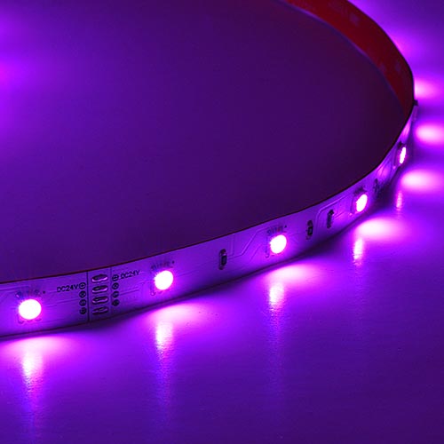 24V LED Strip Lights - Touch Series RGB LED Controller with Color Wheel