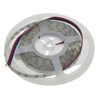 24V High-Output 16.4-ft RGBW Color-Changing + White Flexible LED Ribbon Strip Light with 600xSMD3527