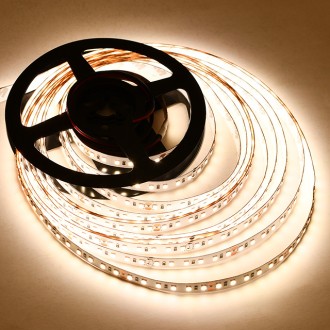 24V 144W Ultra-Bright 90-CRI 16.4-ft Flexible Ribbon LED Strip Light with 600xSMD2835