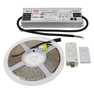 24V 96W UL High-Density High-Output 90-CRI 32.8-ft Flexible Ribbon LED Strip Light with 1200xSMD2835