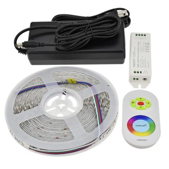 24V High-Output 32.8-ft RGB Color-Changing Flexible LED Ribbon Strip Light with 600xSMD5050