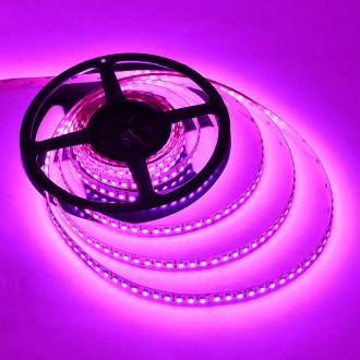 24V UL High-Output High-Density 16.4-ft RGB Color-Changing Flexible LED Ribbon Strip Light with 600xSMD4040